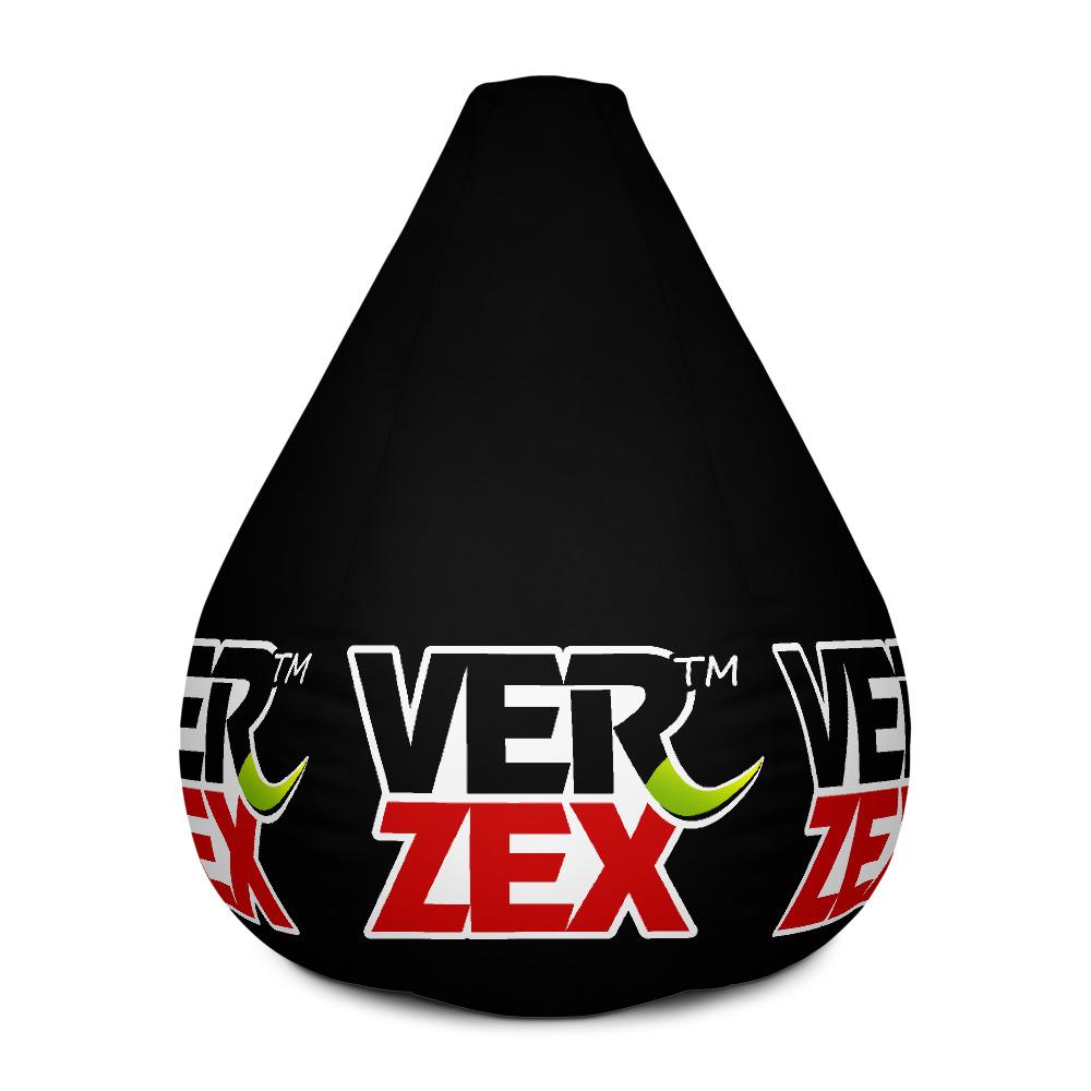 VERZEX All-Over Print Bean Bag Chair Cover