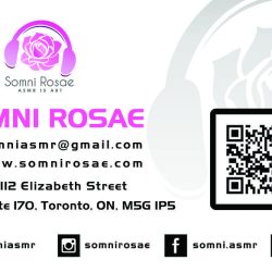 SomniRosae Business Card front 1
