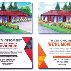 Tri city optometry invitation card